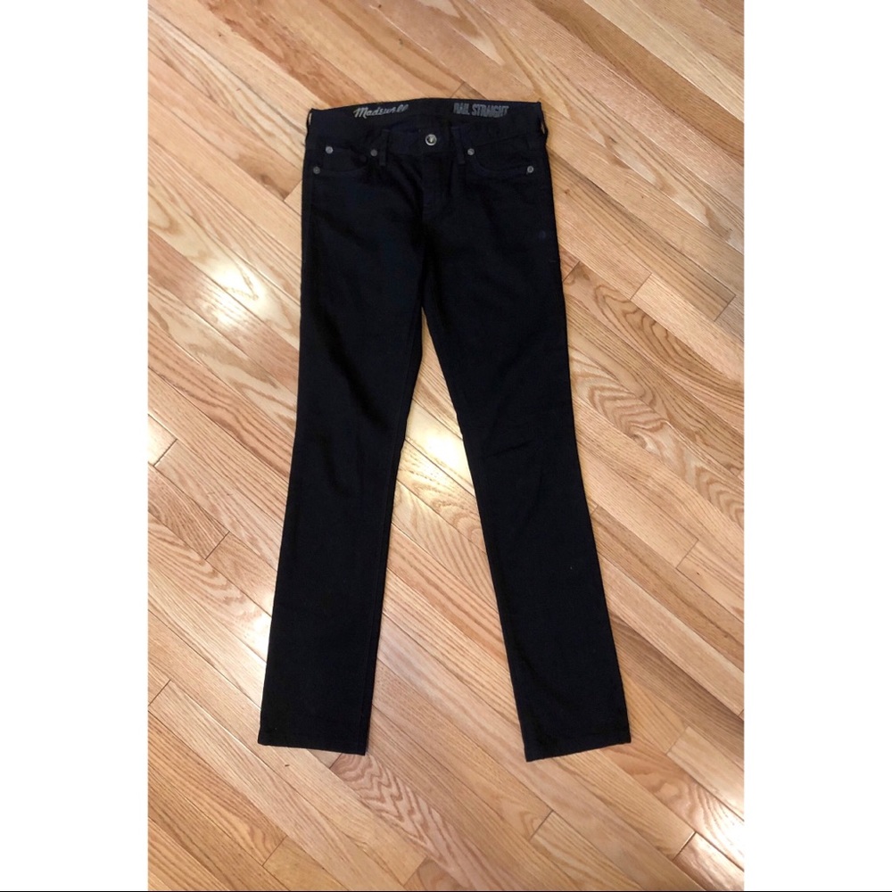 Madewell Rail Straight skinny jeans